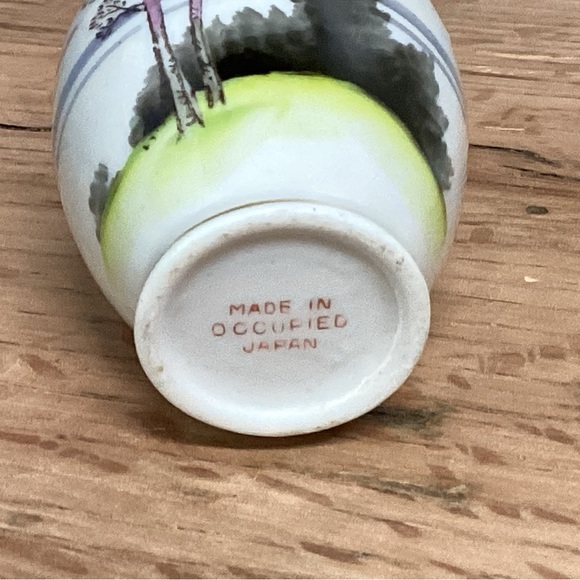 Vintage - Made in Occupied Japan Toothpick Holder - World History Collectible - Picture 8 of 12